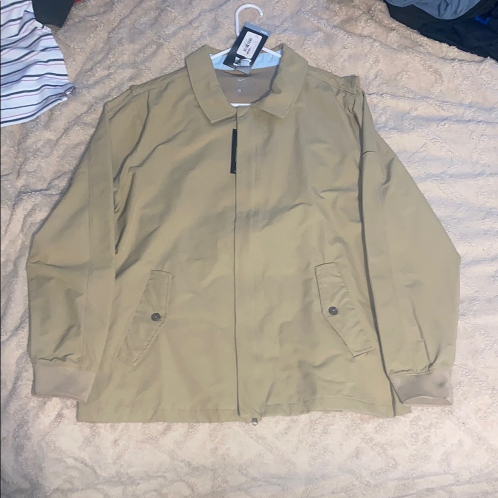 Mens Tan Nike Full Zip Jacket Brand New With Tags Large